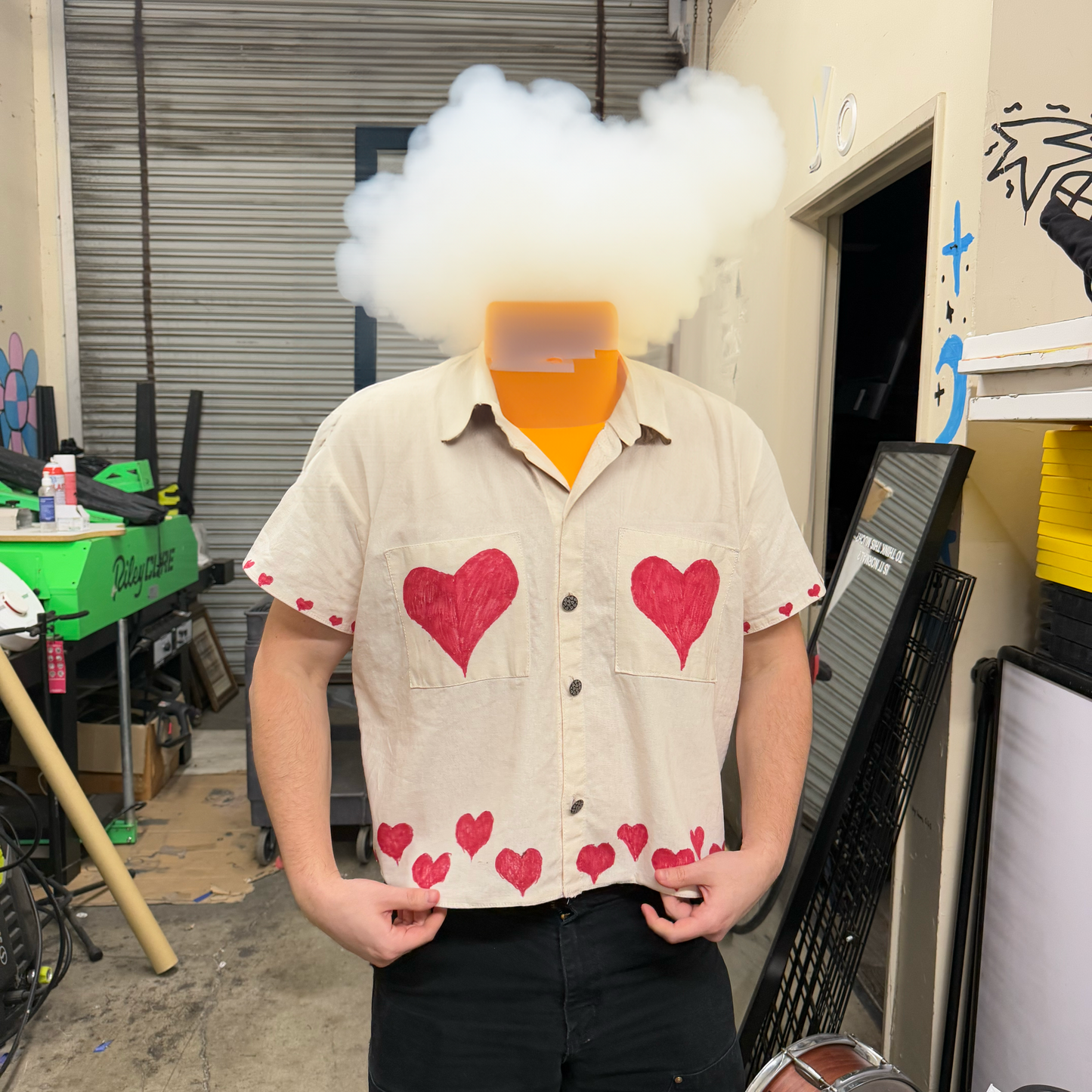 Valentine Button Up - One Of A Kind!