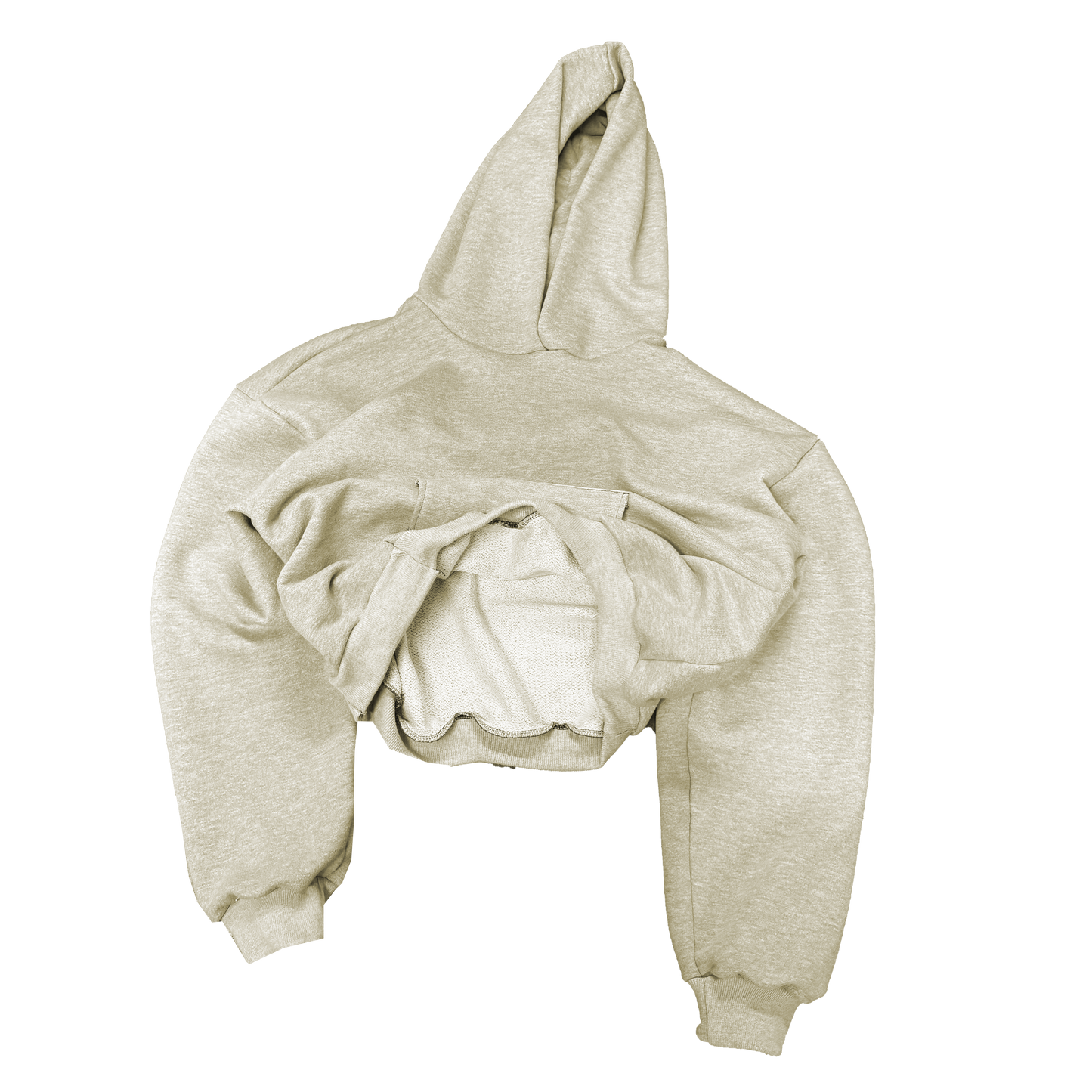 Oatmeal - Handmade Heavy French Terry Hoodie