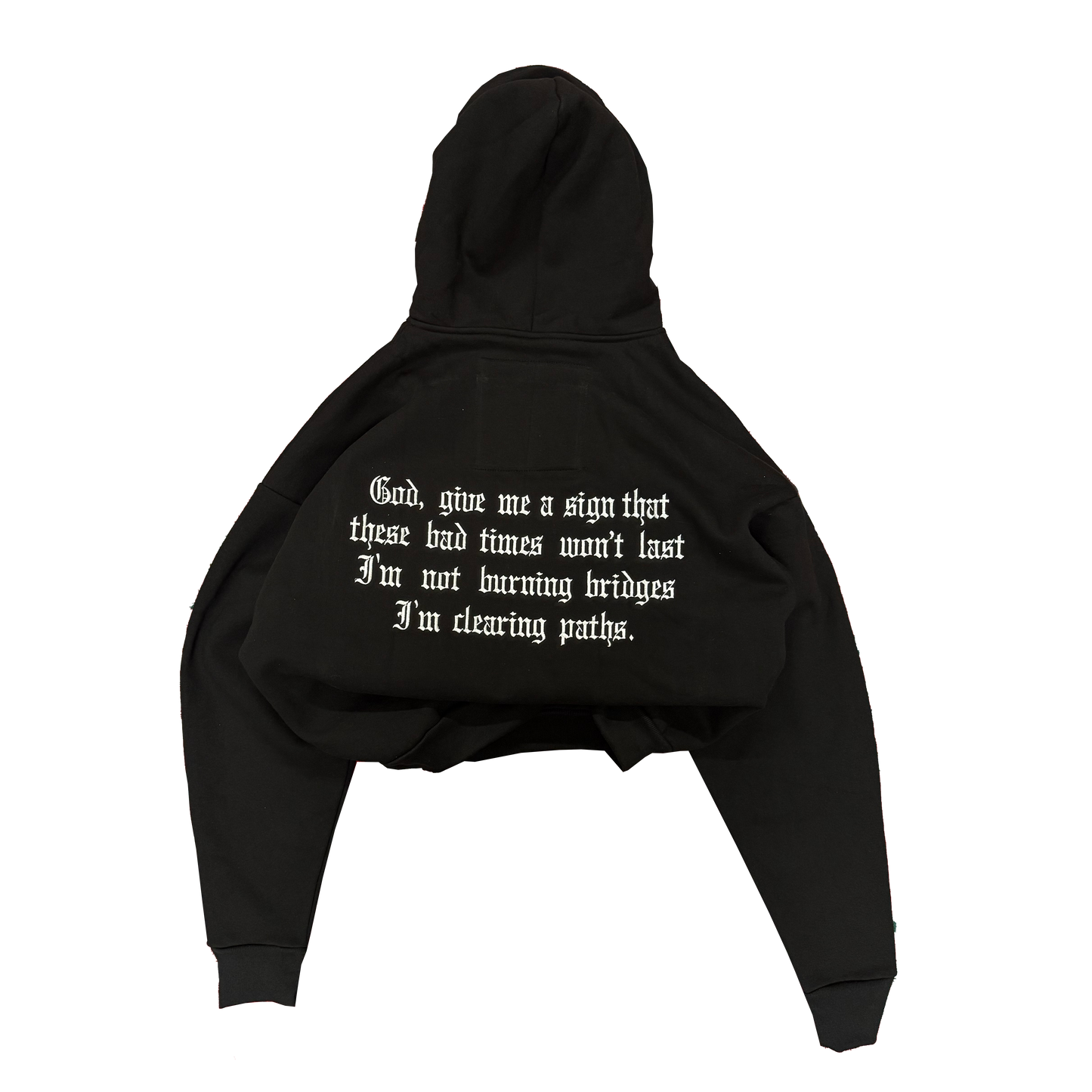 Clearing Paths - Embroidered Rivet Hoodie