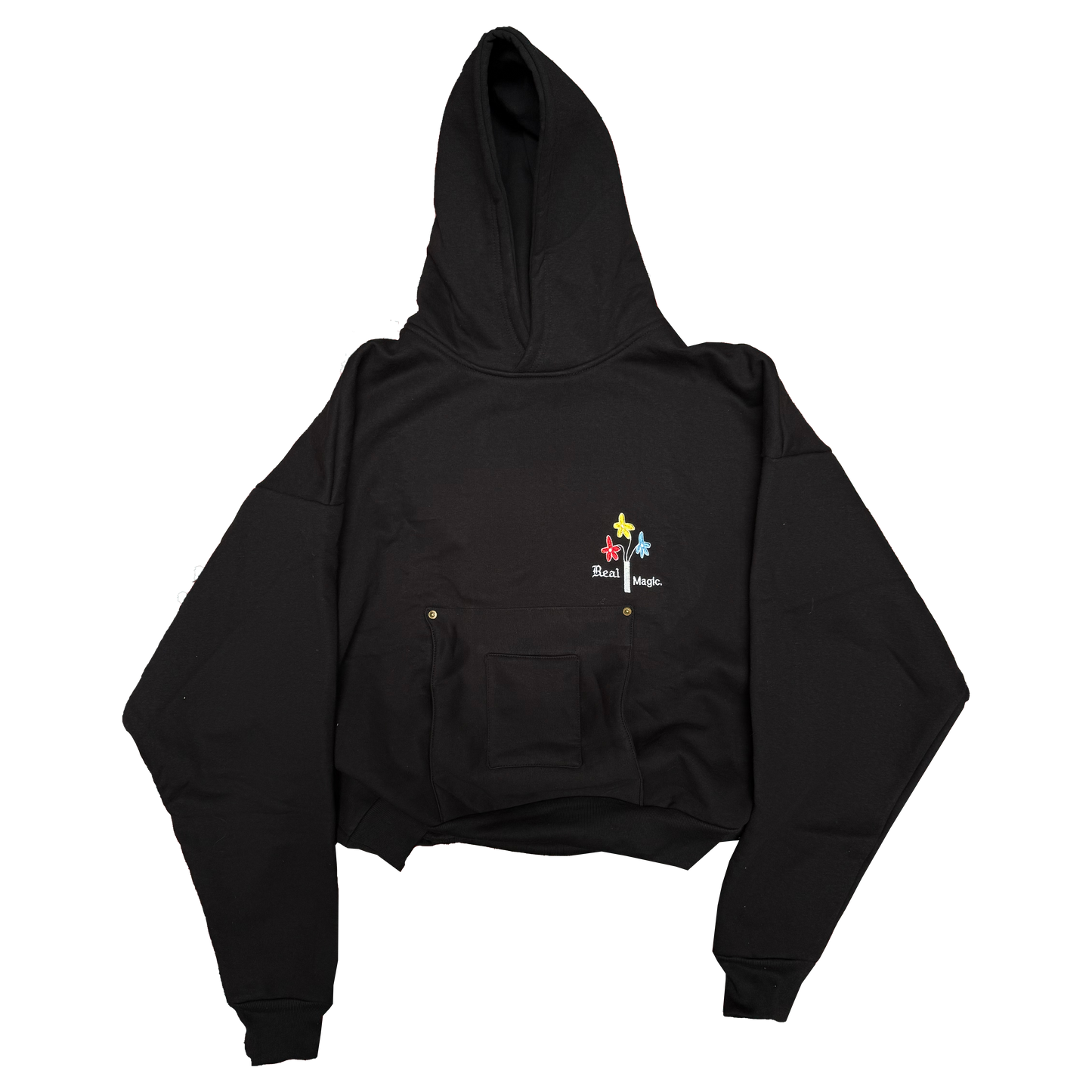 Clearing Paths -  Embroidered Rivet Hoodie
