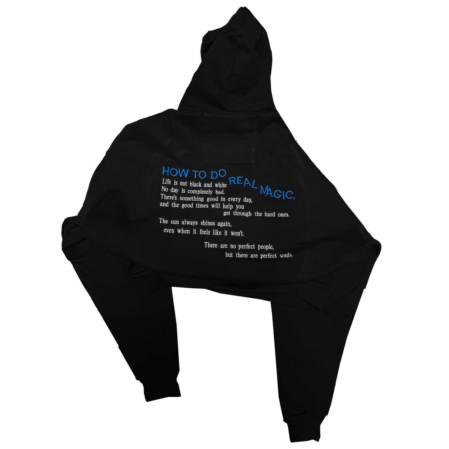 Perfect Souls -  Embroidered/ Reflective Rivet Hoodie