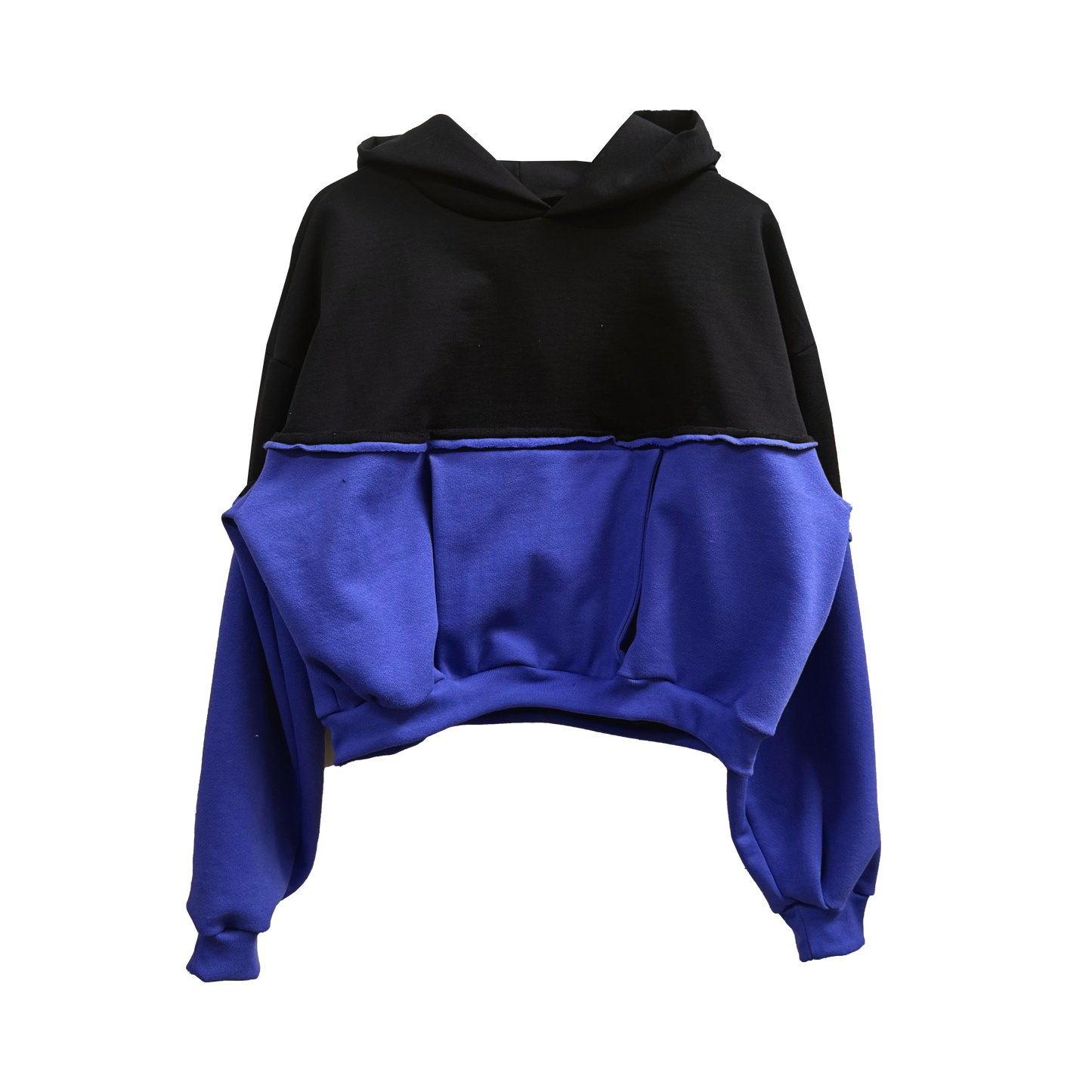 1/3rd Circle Split A - 1/1  Handmade Heavy Fleece Hoodie