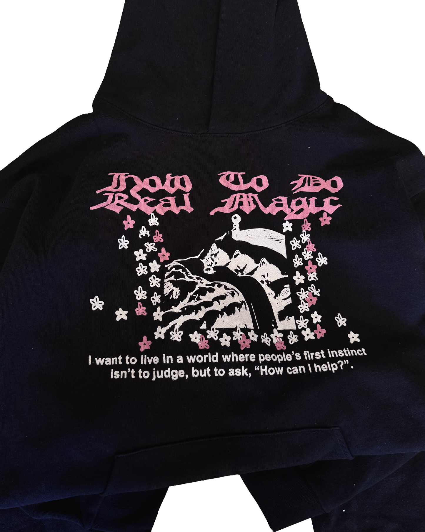 How Can I Help? - Heavy Logo Hoodie