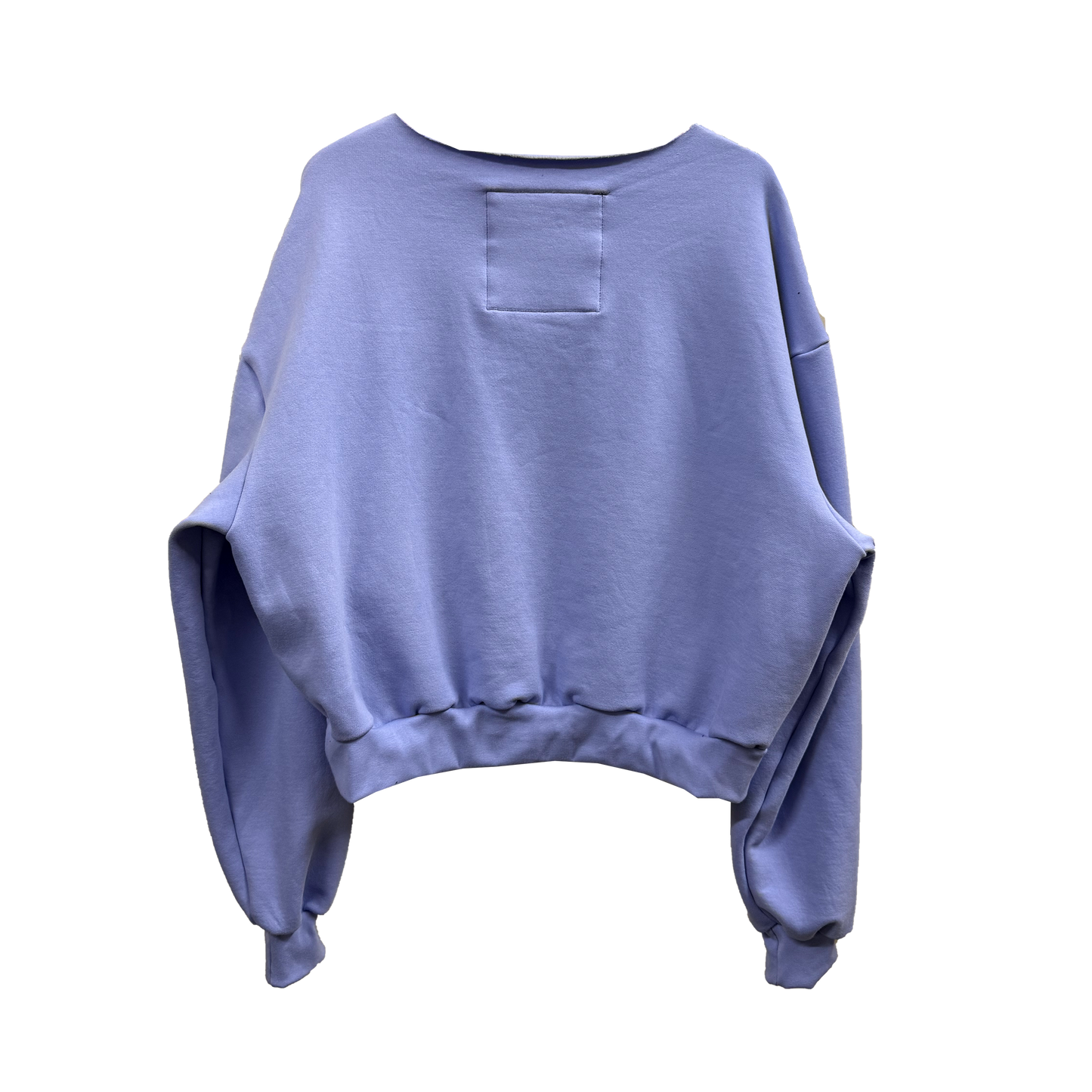Hopper - Lavender Baby Fleece Raw Neck Crewneck