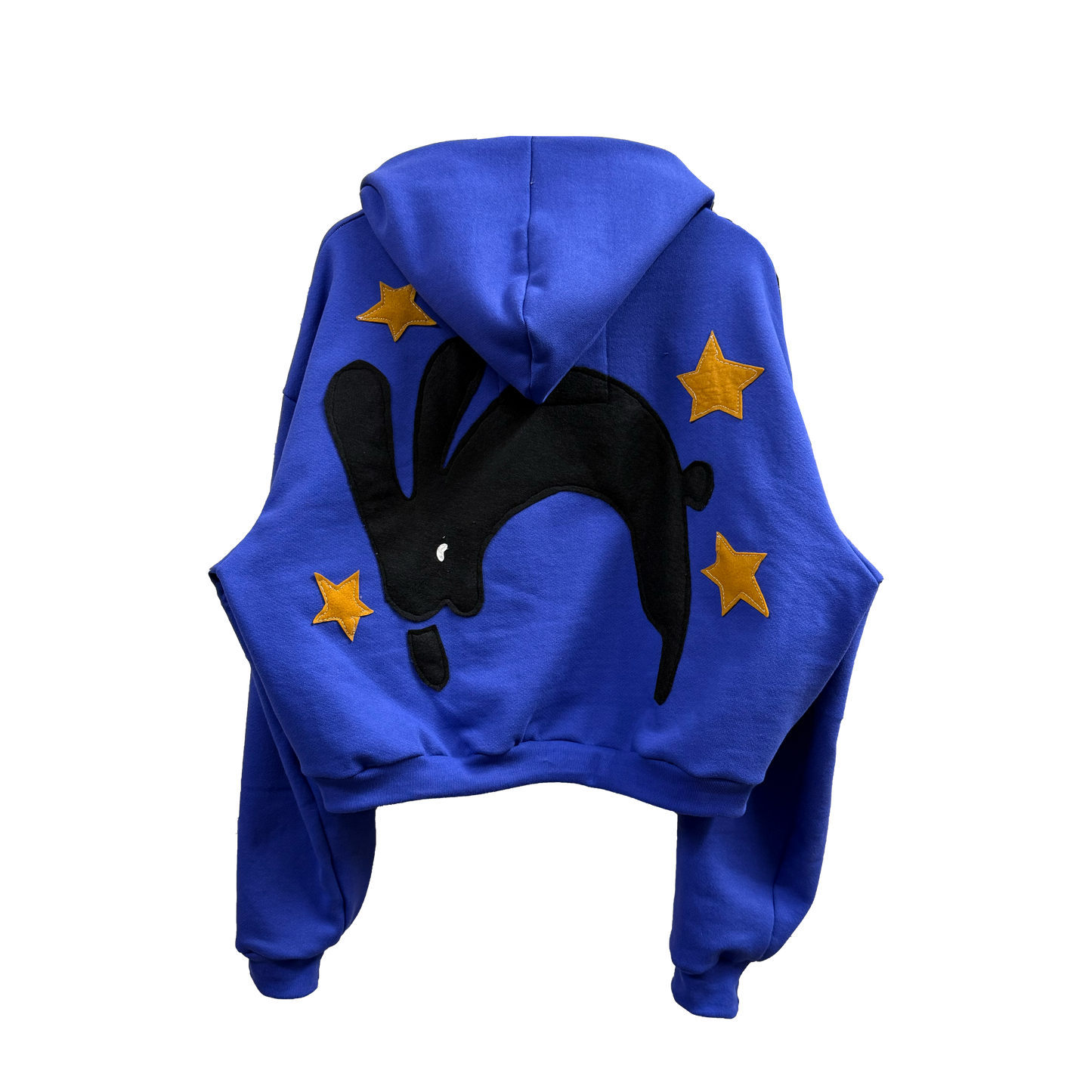 Nothing To Lack - 1/1  Handmade Heavy Fleece Hoodie (Periwinkle)