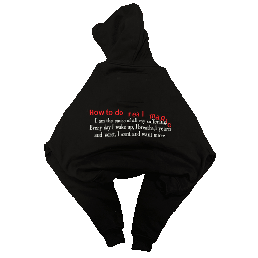 Suffering -  Embroidered/ Reflective Rivet Hoodie [Super Limited]