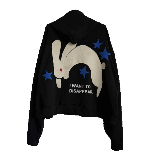 Hopper Bunny - Cotton Fleece Oversized Hoodie