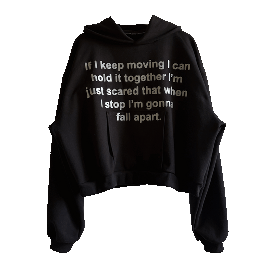 Fall Apart - Handmade 18oz French Terry Hoodie
