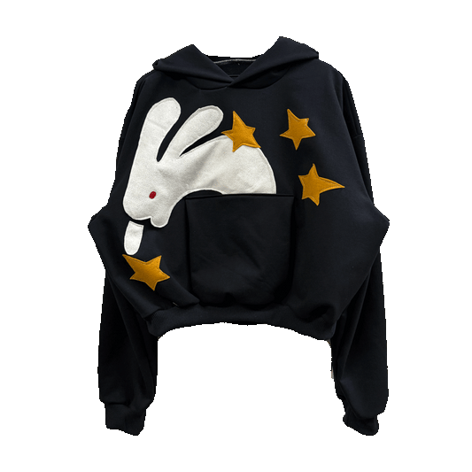 Side Pocket Bunny - 1/1  Handmade Hoodie