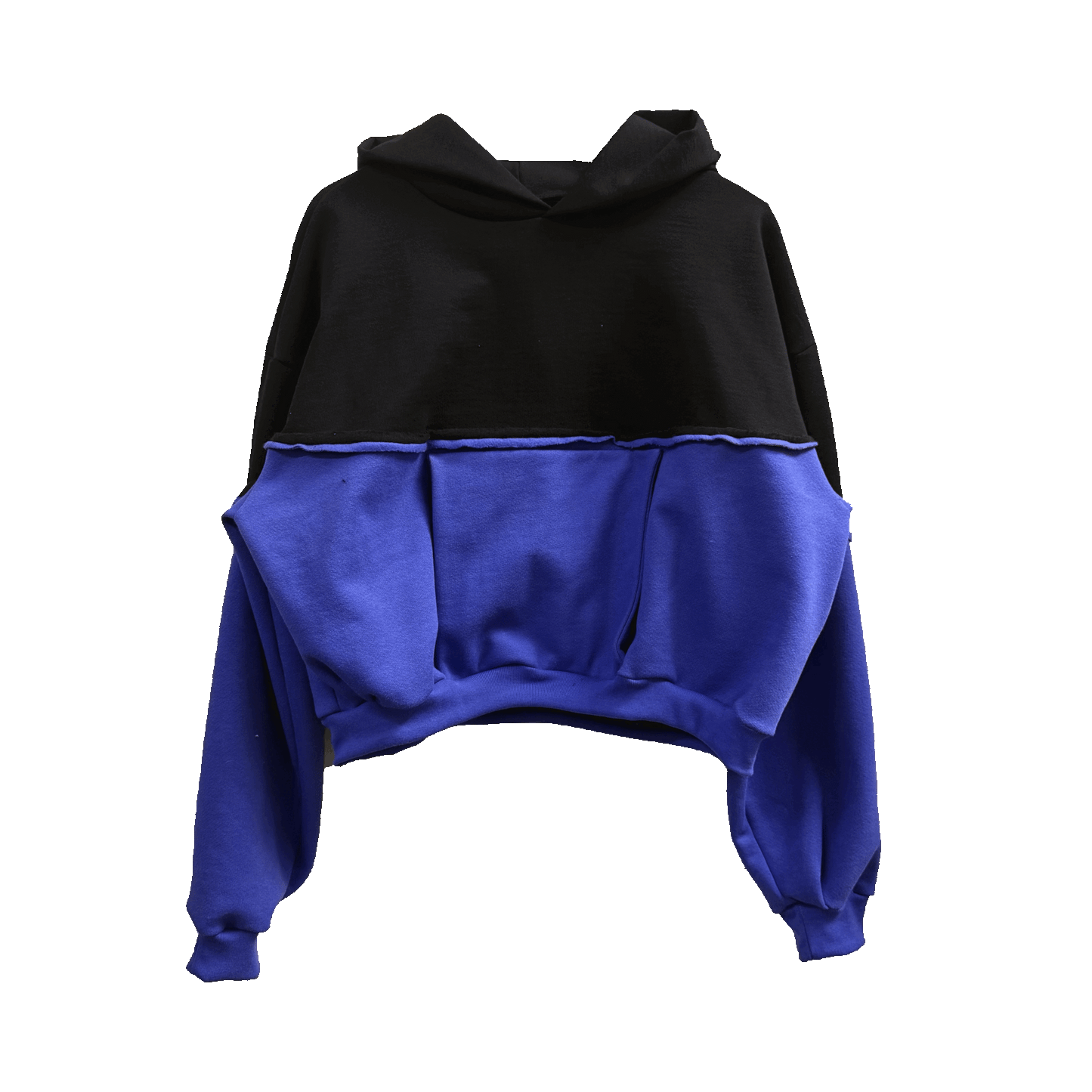 1/3rd Circle Split A - 1/1  Handmade Heavy Fleece Hoodie