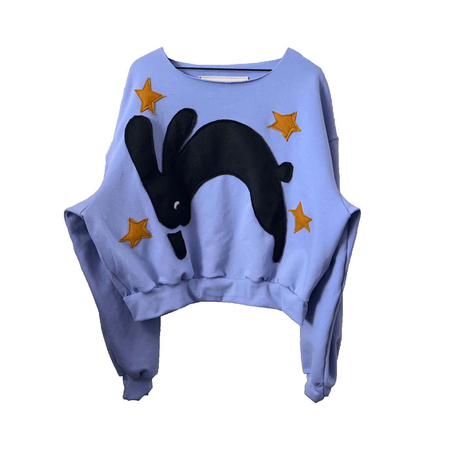 Hopper - Lavender Baby Fleece Raw Neck Crewneck