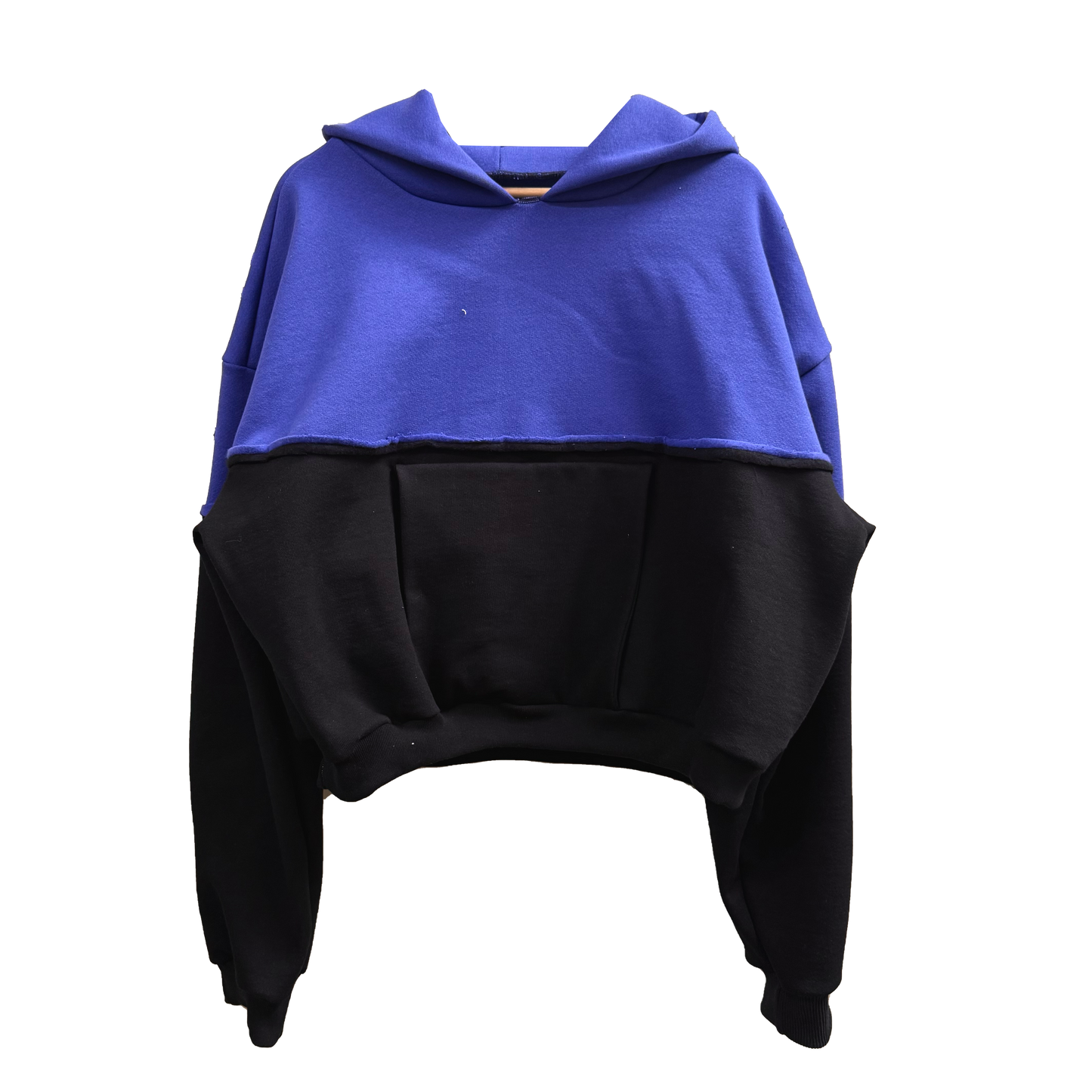 1/3rd Circle Split B - 1/1  Handmade Heavy Fleece Hoodie